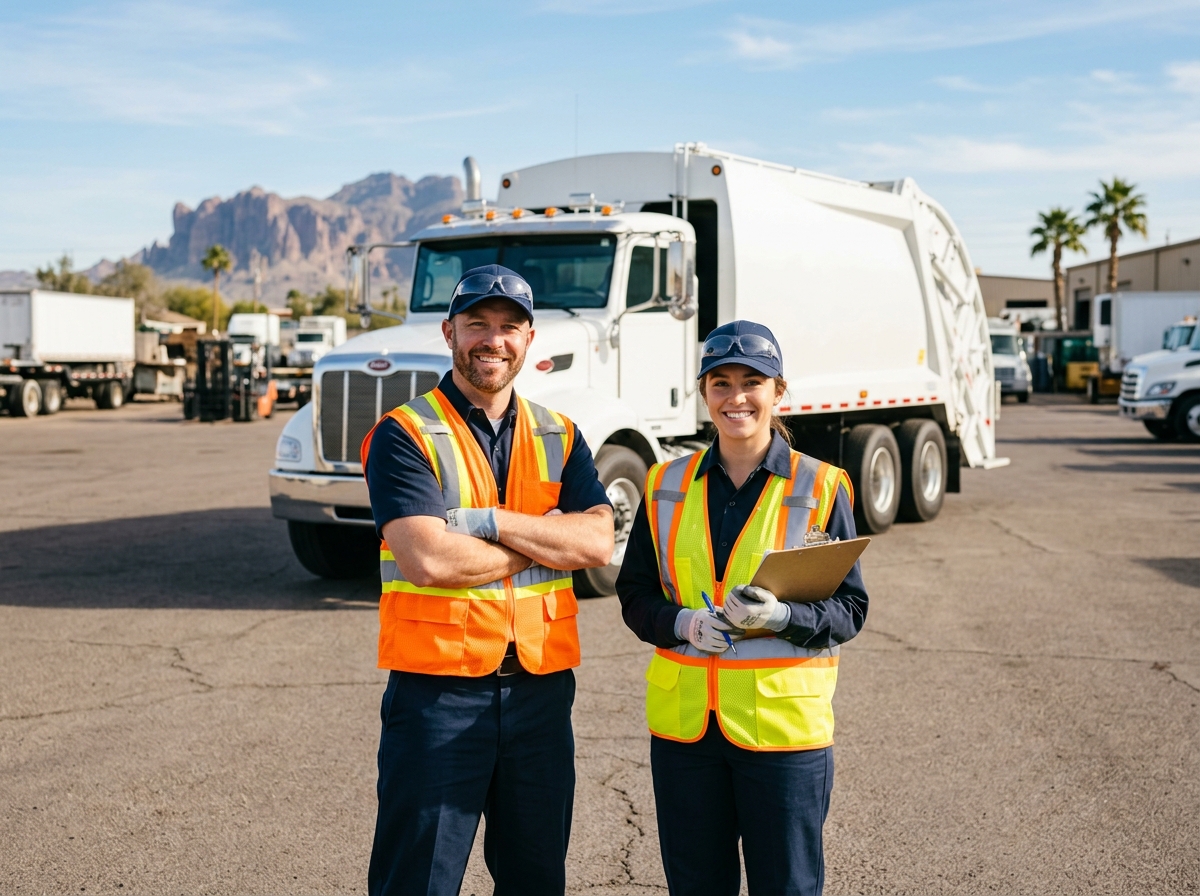 Patriot Best Dumpsters Team in Mesa AZ